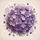 Pressed Lavender Violet Hydrangea Flowers Cream Blush - Everyday Botanical Home Decor Spare Tire Cover - 6