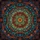 Mandala Geometric Floral Stained Glass Radiating Starburst Ancient Window - Home Decor Gift Spare Tire Cover - 6