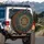 Mandala Geometric Floral Stained Glass Radiating Starburst Ancient Window - Home Decor Gift Spare Tire Cover - 3