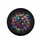 Iridescent Human Skulls Neon Energy Tendrils Deep Black Void - Gift for Skull Collector Spare Tire Cover - 4