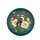 Black Spotted Bird Antique Roses Wildflowers - Wildlife Lover Home Decor Gift Spare Tire Cover - 4