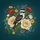 Black Spotted Bird Antique Roses Wildflowers - Wildlife Lover Home Decor Gift Spare Tire Cover - 6