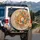 Retro Floral Sunburst Petals Organic Leaves - Boho Lifestyle Home Decor Gift Spare Tire Cover - 3