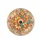 Retro Floral Sunburst Petals Organic Leaves - Boho Lifestyle Home Decor Gift Spare Tire Cover - 4