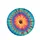 Flowing Fractal Tie-Dye Swirl Explosions Fabric - Boho Lifestyle Travel Decor Gift Spare Tire Cover - 4