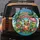 Red-Eyed Tree Frog Cocktail Hot Summer Tropical Scene - Summer Season Gift Spare Tire Cover - 5