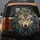 Wolf Head Golden Filigree Feathers - Wildlife Lover Gift for Wolf Lovers Spare Tire Cover - 5