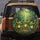 Waving Tropical Green Frogs Blue Butterflies Jungle Foliage - Wildlife Lover Gift Spare Tire Cover - 5