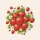 Ripe Strawberries Blossom Leaves Starbursts - Garden Lover Gift Spare Tire Cover - 6