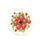 Ripe Strawberries Blossom Leaves Starbursts - Garden Lover Gift Spare Tire Cover - 4