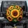 Dense Sunflower Cluster Overlapping Blooms Lush Greenery - Outdoor Vehicle Accent Gift Spare Tire Cover - 1