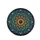 Stained Glass Mandala Rosette - Vehicle Decor Gift for Art Lovers Spare Tire Cover - 4