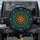 Stained Glass Mandala Rosette - Vehicle Decor Gift for Art Lovers Spare Tire Cover - 1