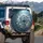 Majestic Great White Shark Crashing Ocean - Wildlife Lover Gift Spare Tire Cover - 3