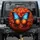 Blue Orange Butterfly Blossoms Green Foliage Gold Specks - Outdoor Wildlife Gift Spare Tire Cover - 1