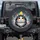 Black White Striped Cat Yellow Bird - Cat Lover Gift Spare Tire Cover - 1