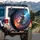 Cat Cowboy Sheriff Great White Shark - Adventure Seeker Gift Spare Tire Cover - 3
