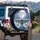 Powerful Wolves Deep Snow Forest Mountains Full Moon - Outdoor Adventure Lover Gift Spare Tire Cover - 3