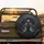 Screaming Zombie Exploding from Concrete - Halloween Horror Fan Gift Spare Tire Cover - 2