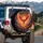 Majestic Phoenix Soaring Upward Flames - Mythology Fantasy Lover Gift Spare Tire Cover - 3