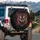 Roaring Tiger Head Glowing Red Eyes Red Lightning - Outdoor Adventure Gift Spare Tire Cover - 3
