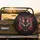 Roaring Tiger Head Glowing Red Eyes Red Lightning - Outdoor Adventure Gift Spare Tire Cover - 2