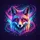 Iridescent Geometric Fox Cosmic Nebula - Wildlife Lover Gift Spare Tire Cover - 6