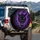Black Panther Glowing Eyes Fangs - Home Decor Gift for Wildlife Lover Spare Tire Cover - 3