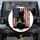 Firefighter Profile Distressed American Flag - Independence Day Gift for First Responders Spare Tire Cover - 1