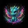 Baby Dragon Pink Eyes Spiky Crest Paint Splatter - Fantasy Lover Gift Spare Tire Cover - 6