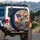 George Washington Bald Eagle Statue Liberty Flag Fireworks - America 250th Anniversary Spare Tire Cover - 3