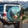Camping Is My Life Tent Campfire Mountains - Outdoor Adventure Gift for Campers Spare Tire Cover - 3