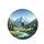 Majestic Snow Mountain River Valley Wildflower Landscape - Nature Lover Gift Spare Tire Cover - 4