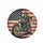 Chopper Motorcycle Skull American Flag - Independence Day Gift for Veterans Spare Tire Cover - 4