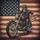 Chopper Motorcycle Skull American Flag - Independence Day Gift for Veterans Spare Tire Cover - 6