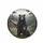 Black Bear Cub Log Cabin Forest Wilderness - Wildlife Lover Gift for Bear Lovers Spare Tire Cover - 4