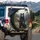 Black Bear Cub Log Cabin Forest Wilderness - Wildlife Lover Gift for Bear Lovers Spare Tire Cover - 3