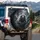 Grizzly Bear Forest Mist Tree Branch Twilight - Wildlife Lover Gift for Bear Enthusiast Spare Tire Cover - 3