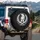 Spartan Helmet Laurel Wreaths Crossed Swords - History Enthusiast Gift Spare Tire Cover - 3