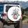 Rainbow Electric Guitar Flying Birds - Car SUV RV Truck Decor Gift for Auto Enthusiasts Spare Tire Cover - 3