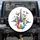 Rainbow Electric Guitar Flying Birds - Car SUV RV Truck Decor Gift for Auto Enthusiasts Spare Tire Cover - 1