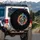 Treble Clef Musical Notes Iridescent Ribbons - Music Lover Gift Spare Tire Cover - 3