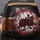 Crimson Roses White Butterfly Weathered Flag - Home Decor Gift for Butterfly Lover Spare Tire Cover - 5