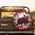 Crimson Roses White Butterfly Weathered Flag - Home Decor Gift for Butterfly Lover Spare Tire Cover - 2