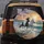 Pinto White Horses Galloping Beach Ocean Sunset Doves - Nature Lover Gift Spare Tire Cover - 5