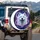 Samoyed Dog Aurora Tendrils Cosmic Nebula Stardust - Dog Owner Home Decor Gift Spare Tire Cover - 3