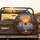 Vintage Travel Trailer Campfire Twilight Sky - Road Trip Camping Gift Spare Tire Cover - 2