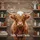 Highland Cow Soap Bubbles Rustic Shelf Hello Sweet Cheeks Farmhouse Bath Decor Gift for Cow Lover Spare Tire Cover - 6