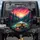 Vintage Camper Van Campfire River Forest Sunset - Camping Lifestyle Gift Spare Tire Cover - 1