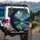 Majestic Snow-Capped Mountain Lake Moon Night Sky Forest - Home Decor Gift Spare Tire Cover - 3